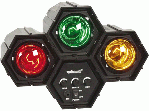 Cadeautip 3 discolampen muziek geregeld