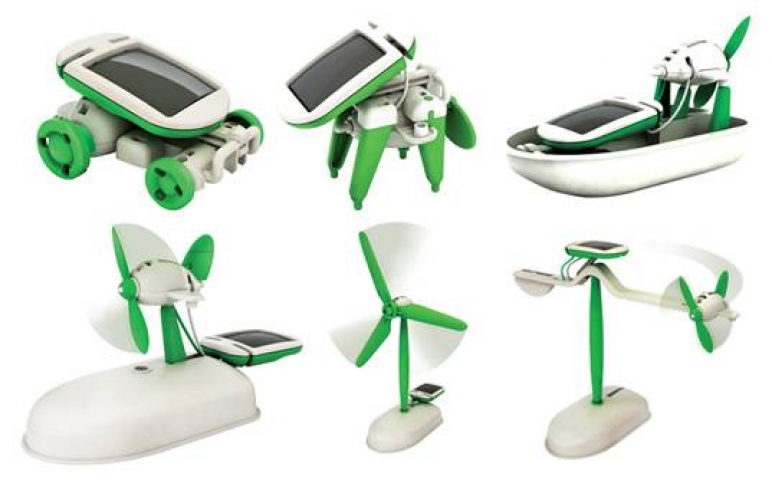 Cadeautip 6 in 1 Solar Robot Kit