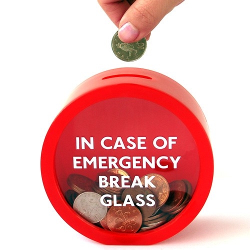 Cadeautip break glass moneybox