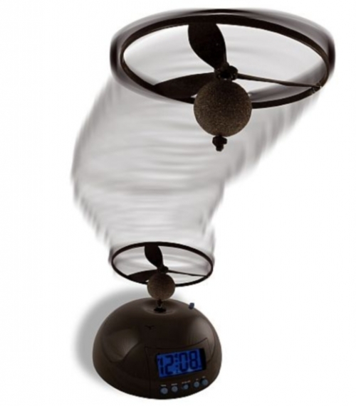 Cadeautip flying alarm clock