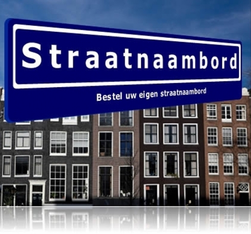 Cadeautip persoonlijk straatnaambord