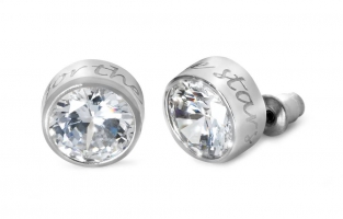 Cadeau Speechless Jewelry - Oorbellen - witgoud